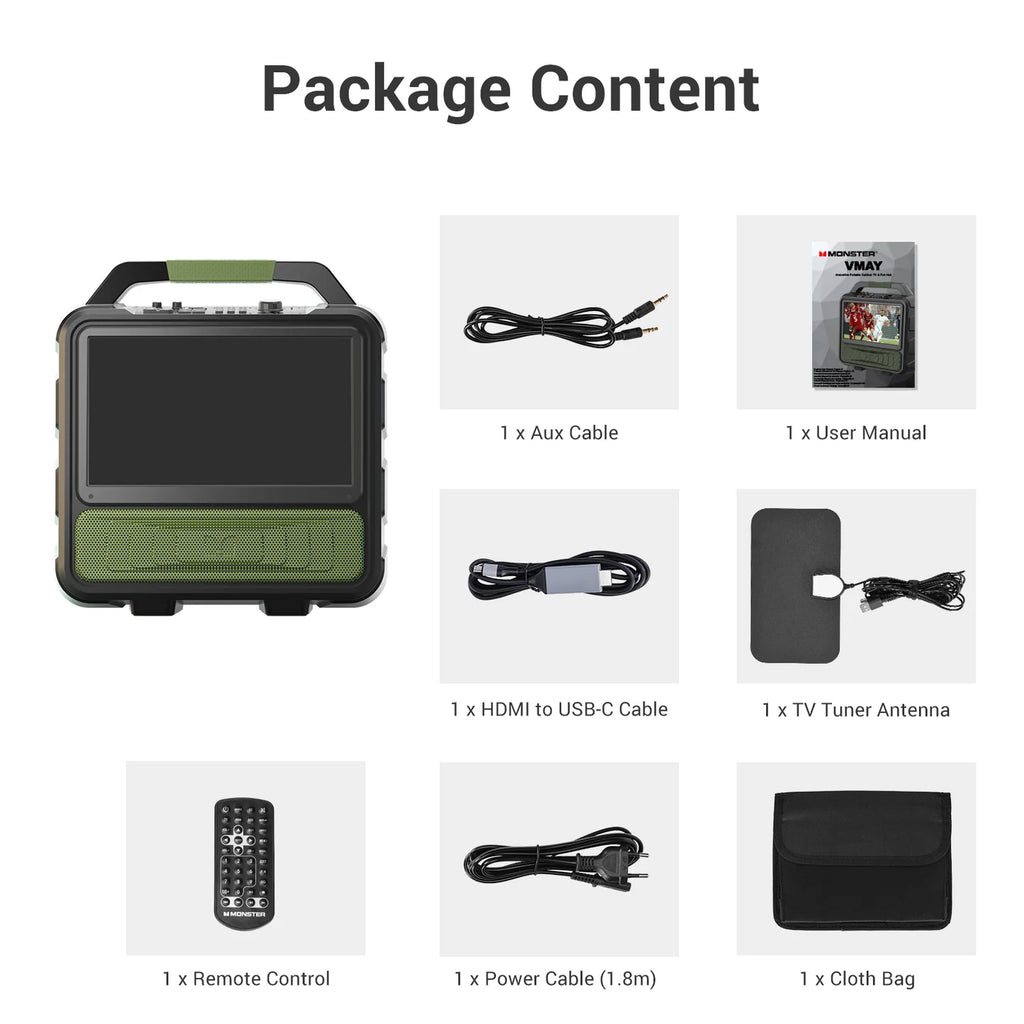 Monster Vision 2 VMay | Portable Entertainment System