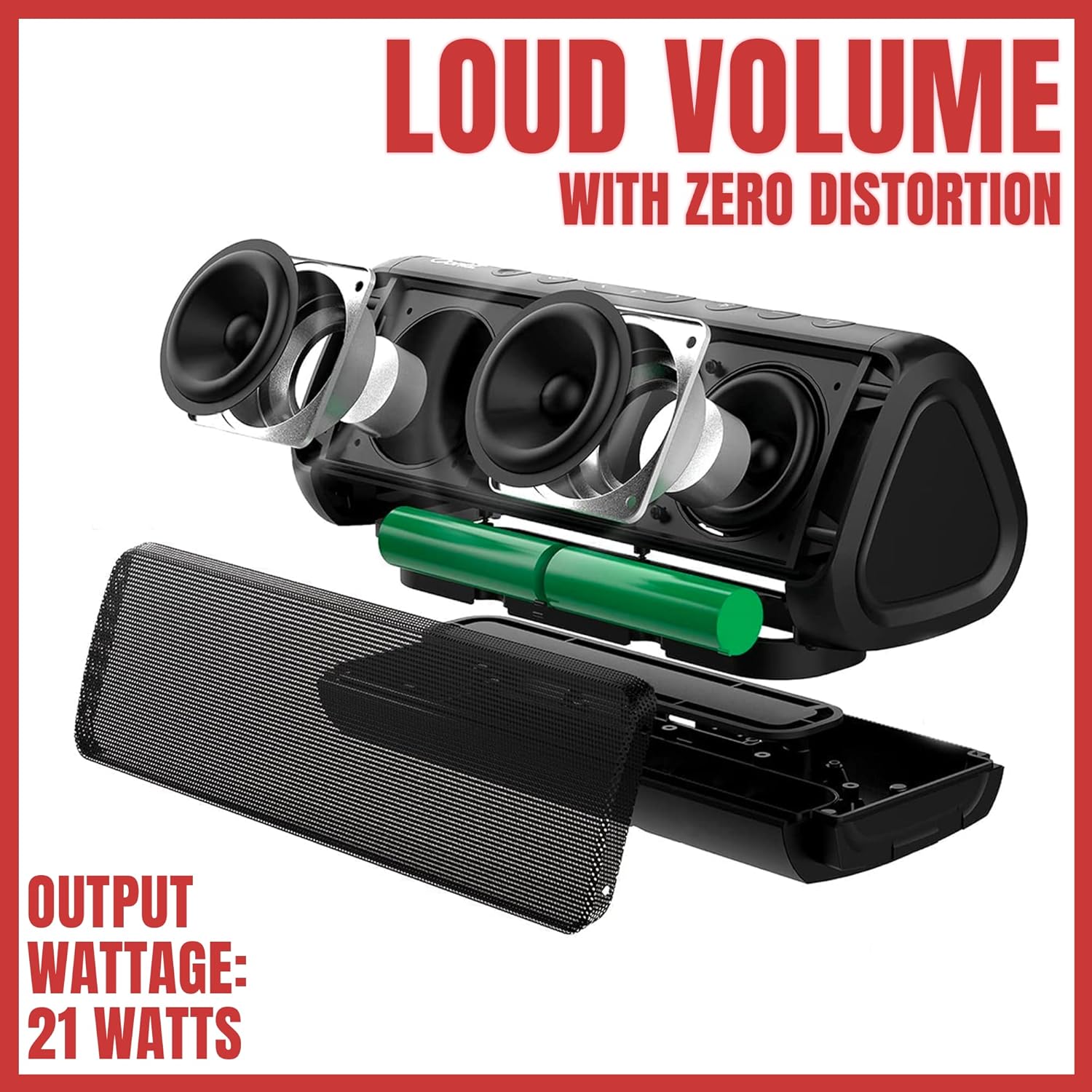 OontZ Pro Portable Bluetooth 5.4 Speaker | 21W Sound, 24-Hr Battery - gizmoo