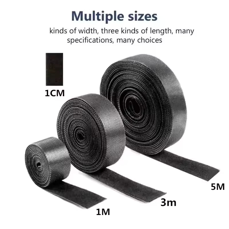 1/5M Cable Organizer Cable Management Wire Winder Tape Earphone Mouse Cord Management Ties - gizmoo
