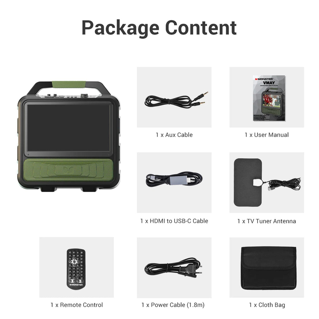 Monster Vision 2 VMay | Portable Entertainment System - gizmoo